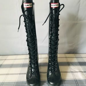 HUNTER Lappin Boots, size 7, EUC!